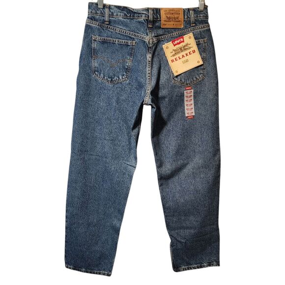 Vtg Levis 550 Jeans Mens 34x30 MediumRelaxed Fit Orange Tab Deadstock USA 80s - Picture 1 of 9